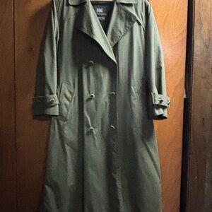 London Fog Olive Trench Coat